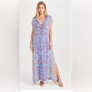 NWT- Young fabulous and broke shilo dress kumquat boa wash